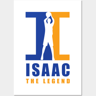 Isaac Custom Player Basketball Your Name The Legend Posters and Art